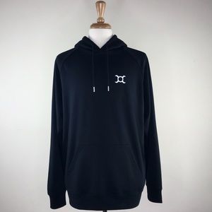 Origin Performance Black Sweatshirt Organic Cotton Hoodie Size XL Gym Sports Top